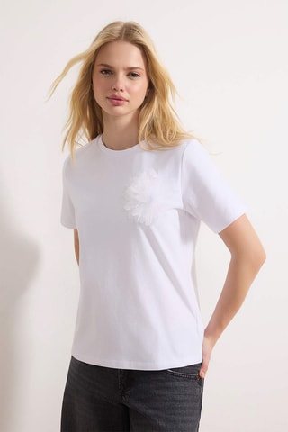 T-shirt regular - Ecru