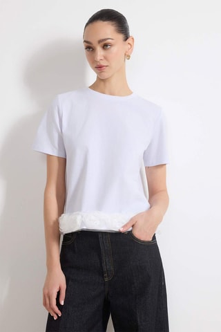 Camiseta regular fit - Crudo