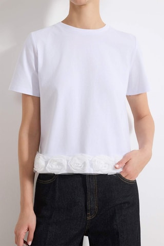 Camiseta regular fit - Crudo