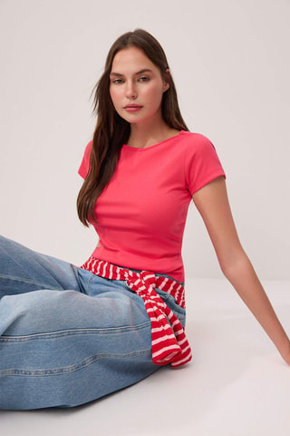 Camiseta - Fucsia