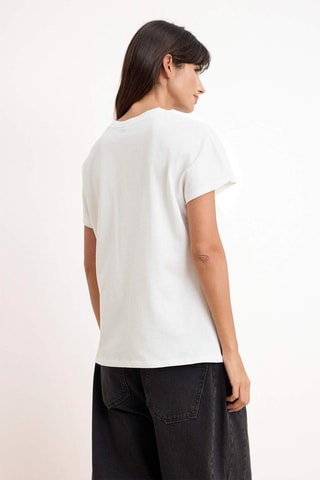 T-shirt regular - Ecru