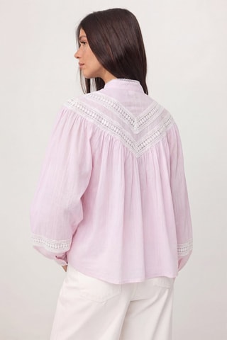 Blusa - Rosa y blanco