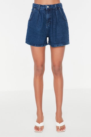 Short vaquero - Azul