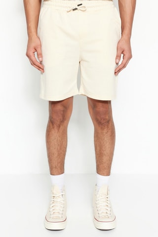 2 bermudas - Marrón y beige
