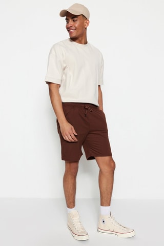 2 bermudas - Marrón y beige