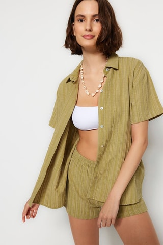 Camisa y short - Caqui