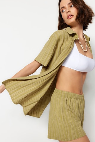 Camisa y short - Caqui