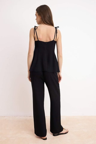 Top y pantalón - Negro