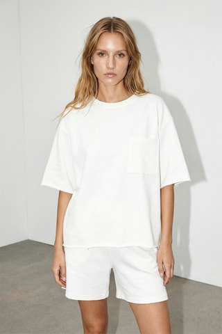 Camiseta y short - Blanco