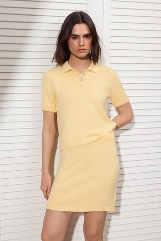 Top y minifalda - Amarillo