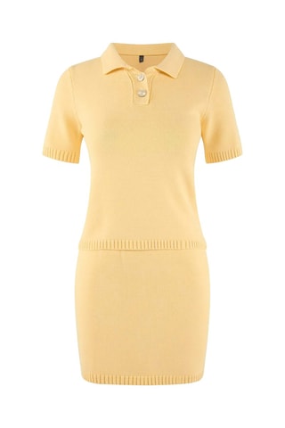 Top y minifalda - Amarillo