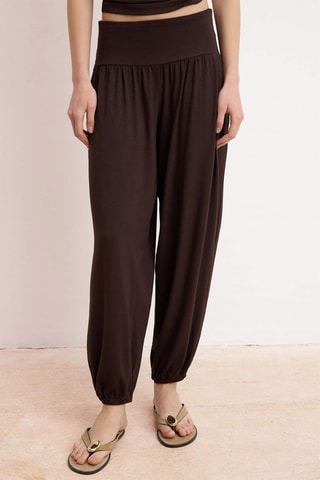 Top y pantalón - Marrón