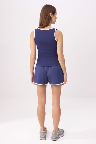 Camiseta de tirantes y short - Azul marino