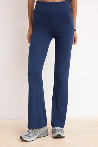 Top y pantalón de tiro alto - Azul marino