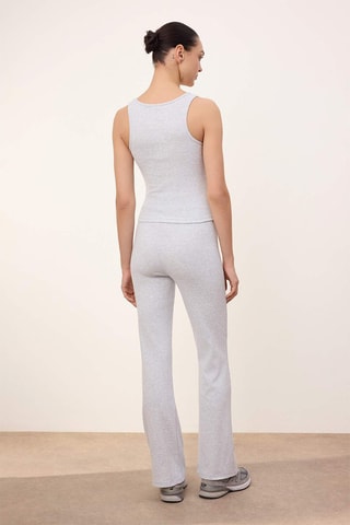 Camiseta de tirantes y pantalón - Gris jaspeado