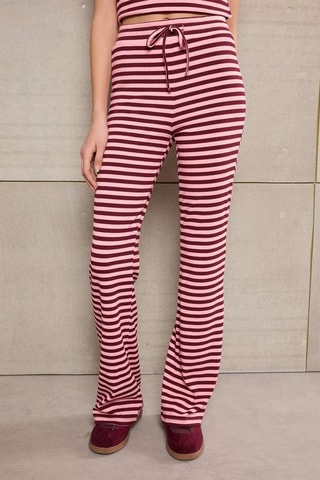 Top y pantalón - Rosa y burdeos