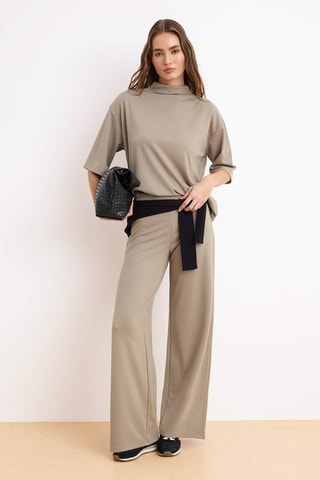 Top y pantalón - Gris