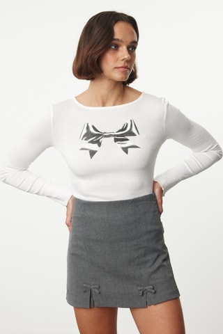 Falda pantalón - Gris