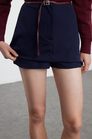Falda pantalón - Azul marino