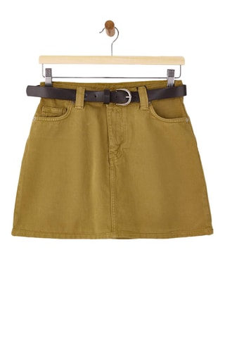 Minifalda vaquera - Camel