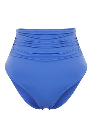Braga de bikini de talle alto - Azul rey