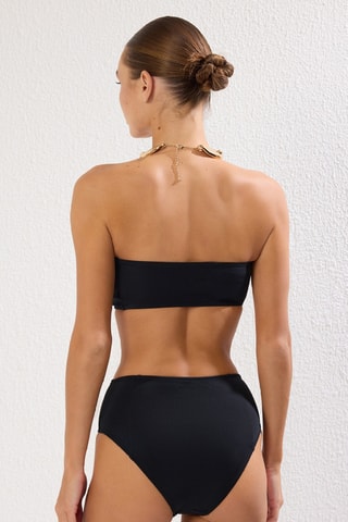 Bikini de talle alto - Negro