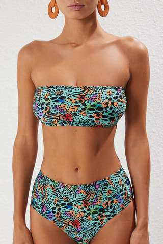 Bikini de talle alto - Verde agua