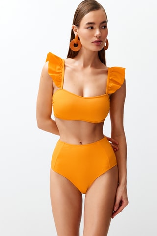 Bikini de talle alto - Naranja