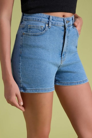 Short vaquero - Azul