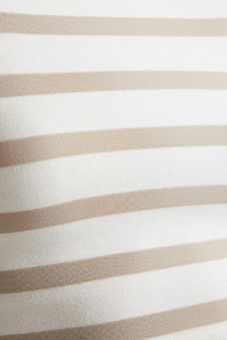 Camiseta cropped - Beige