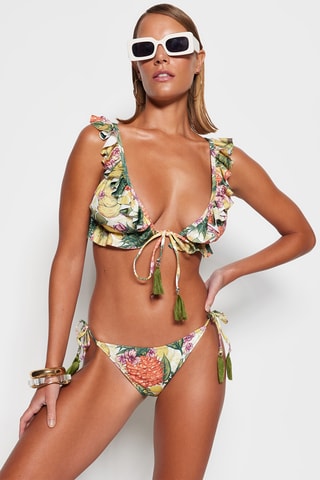Bikini - Verde oscuro y amarillo