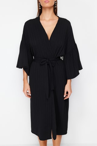 Kimono de playa - Negro