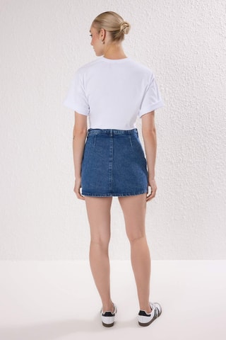 Minifalda vaquera - Azul marino