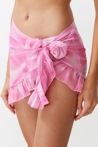Pareo de playa tie-dye - Rosa