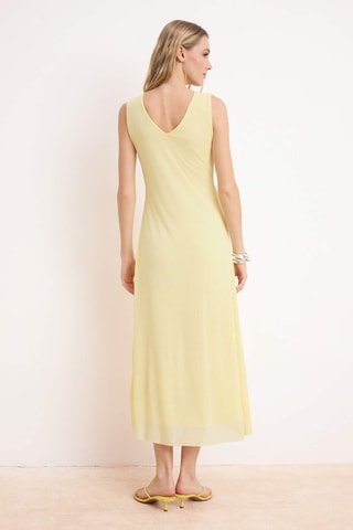 Vestido midi - Amarillo