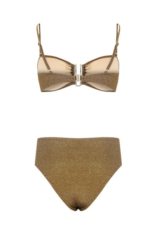Bikini de talle alto - Dorado