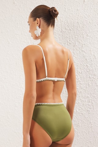 Bikini de talle alto - Caqui