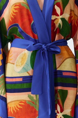 Kimono de playa - Azul rey