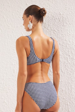 Bikini - azul marino y blanco