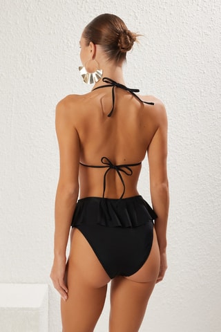 Bikini de talle alto - Negro