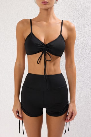 Bikini de talle alto - Negro