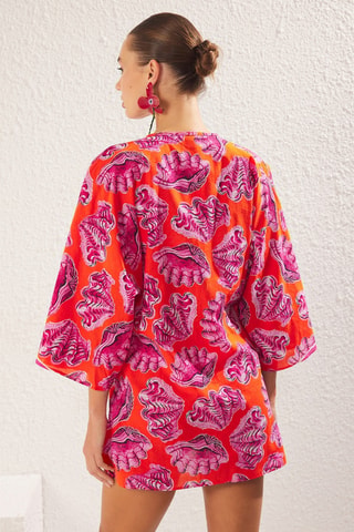 Vestido de playa - Fucsia