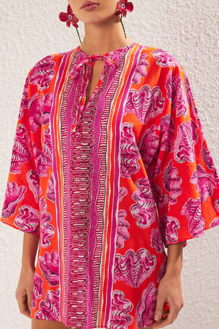 Vestido de playa - Fucsia