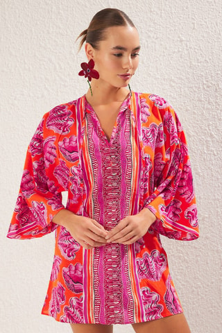 Vestido de playa - Fucsia