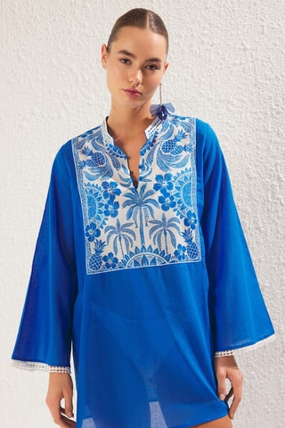 Vestido de playa - Azul rey