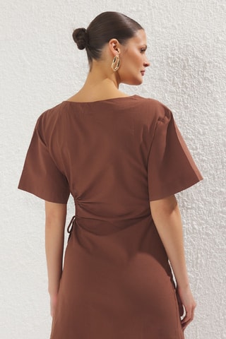 Vestido de playa - Marrón