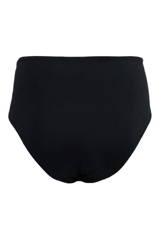 Braga de bikini de talle alto - Negro