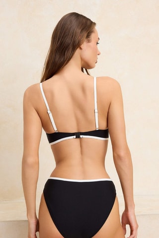Bikini de talle alto - Negro
