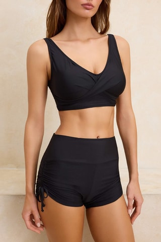 Bikini de talle alto - Negro