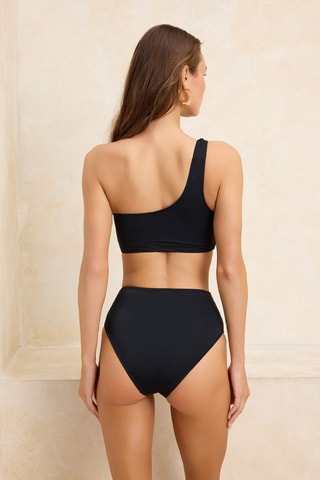 Bikini de talle alto - Negro